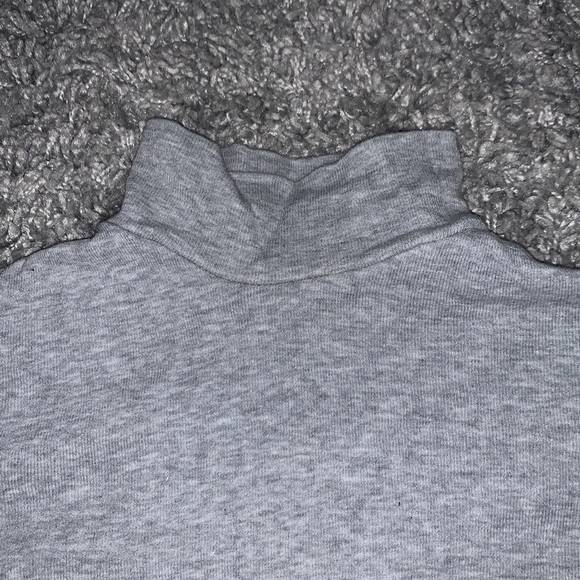 Brandy Melville Gray Long sleeve Top OS - Picture 2 of 5